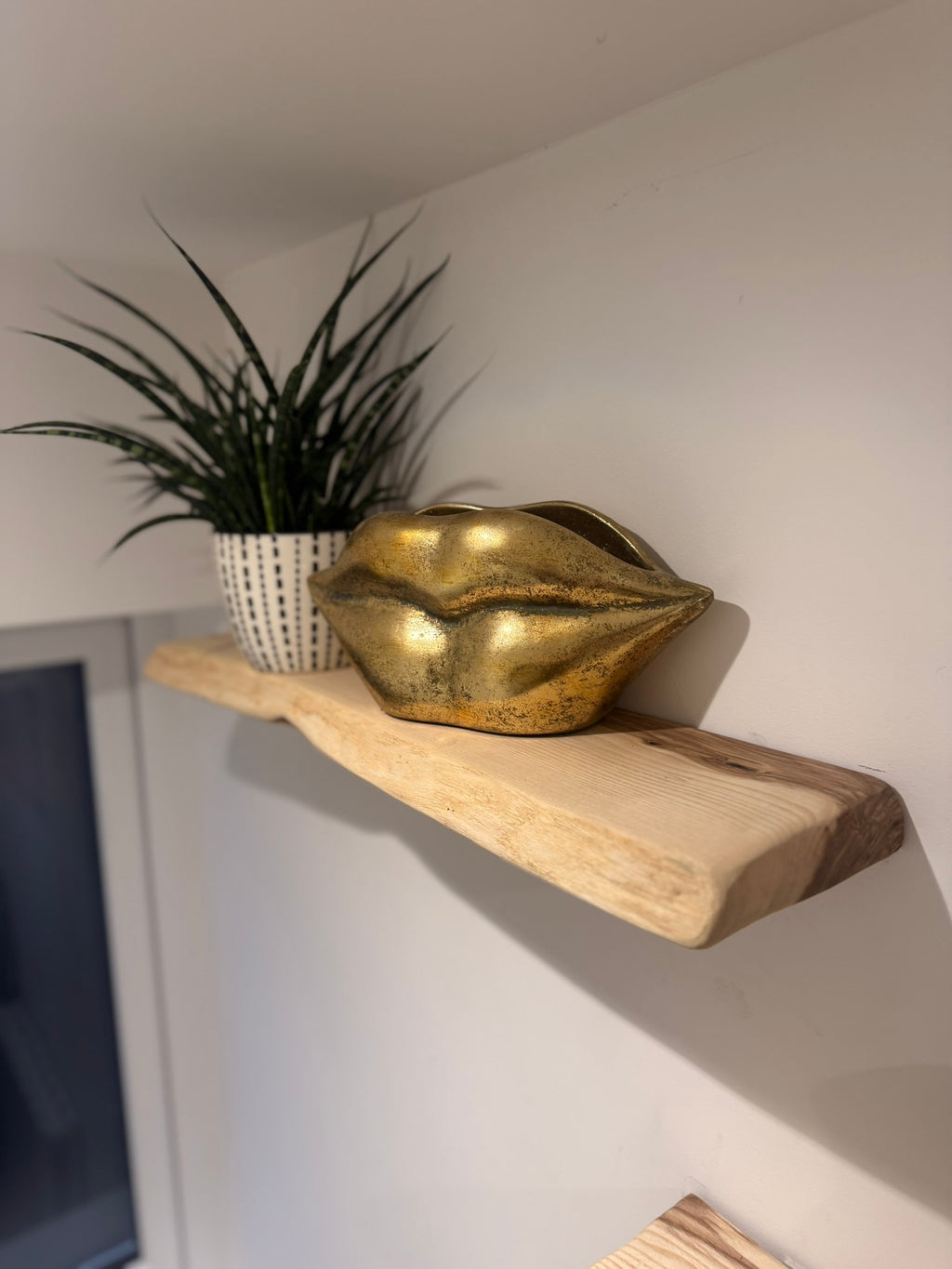 Live Edge Ash Shelves