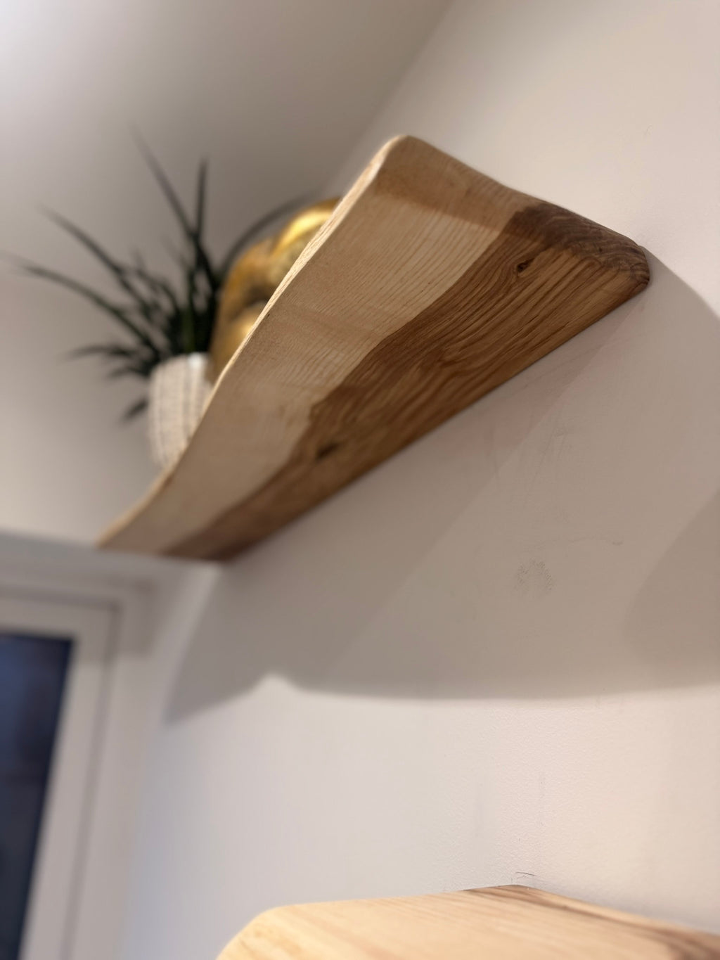 Live Edge Ash Shelves