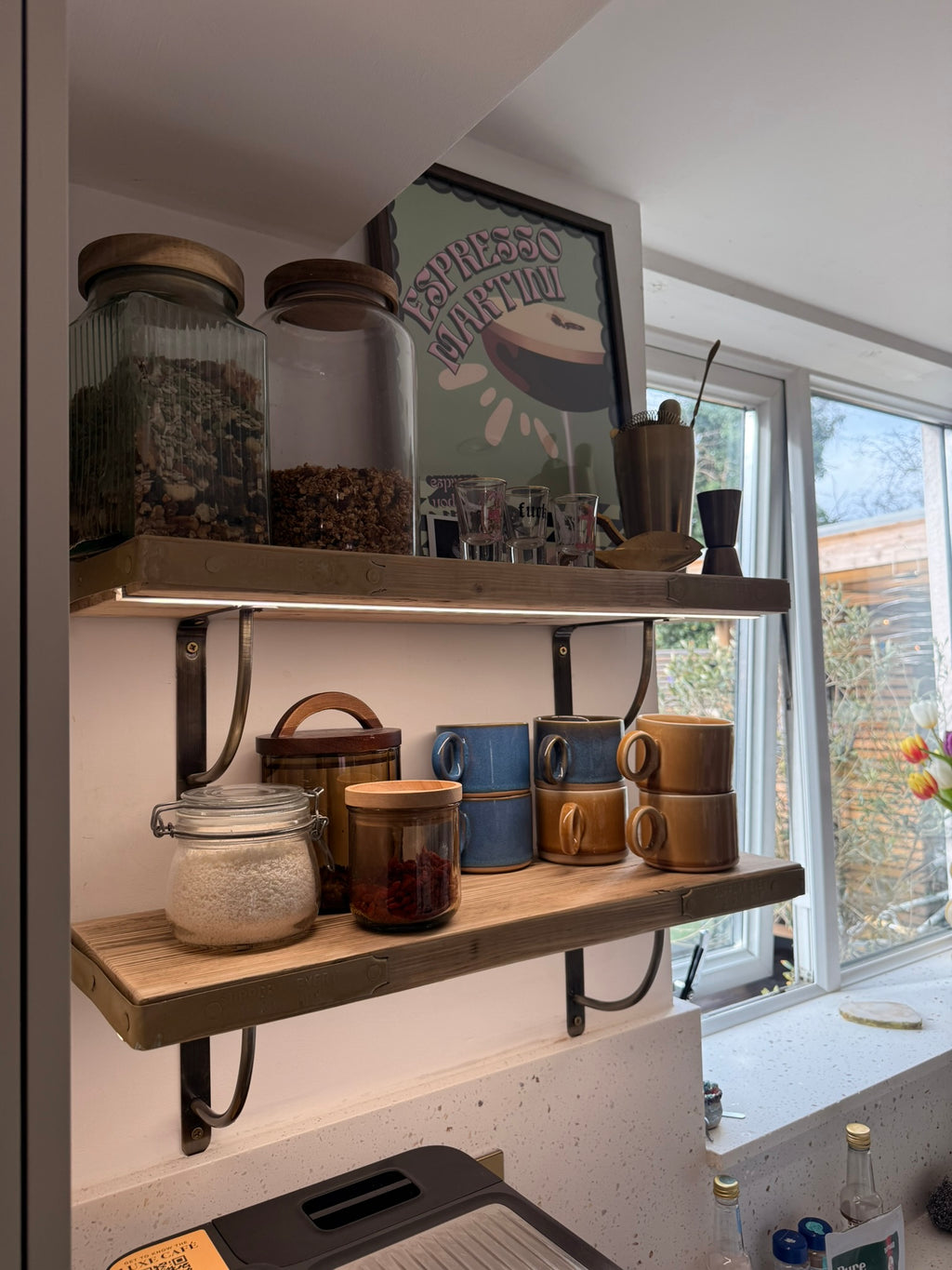 Bespoke Scaffold Board Shelving
