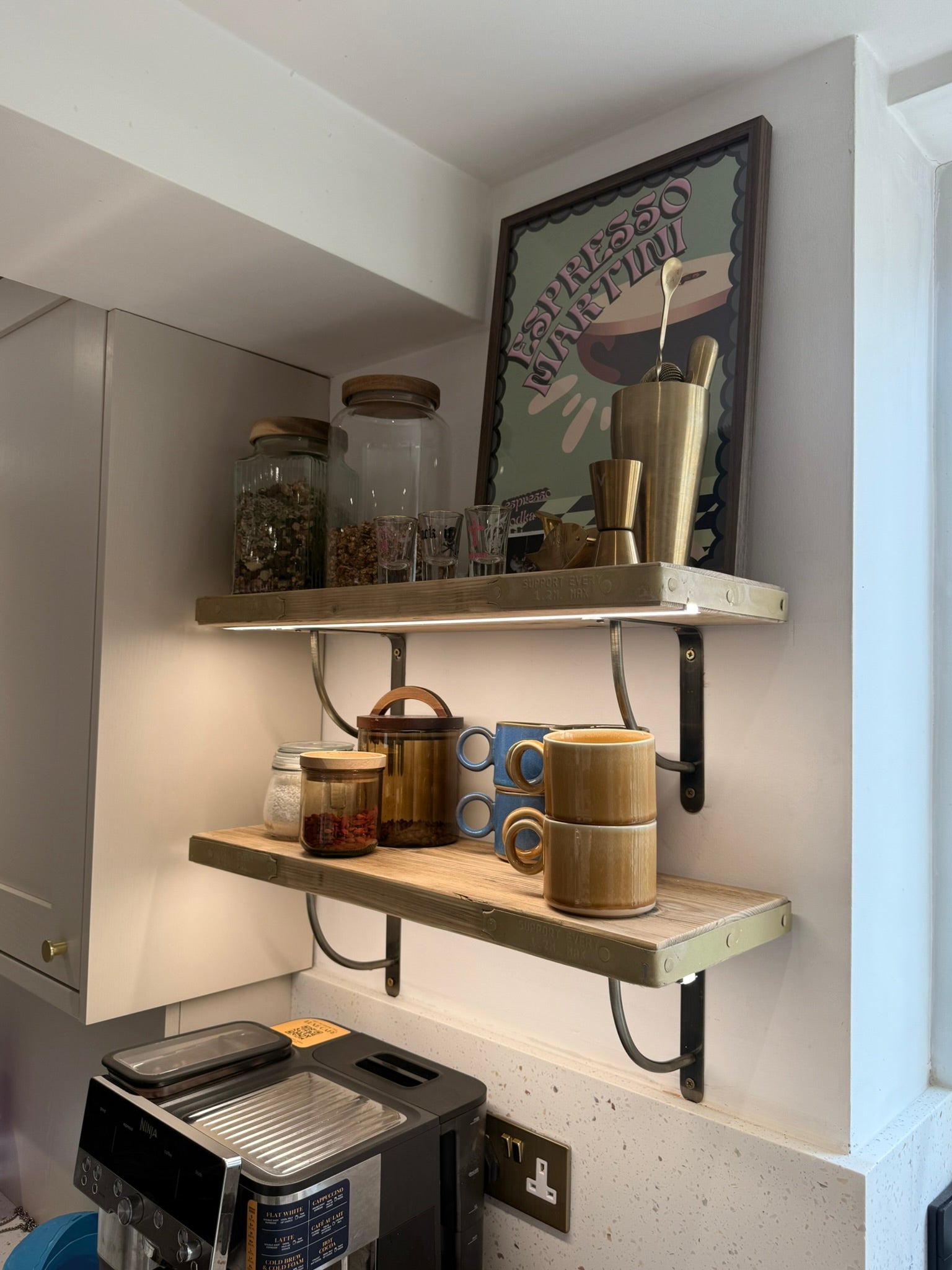 Bespoke Scaffold Board Shelving