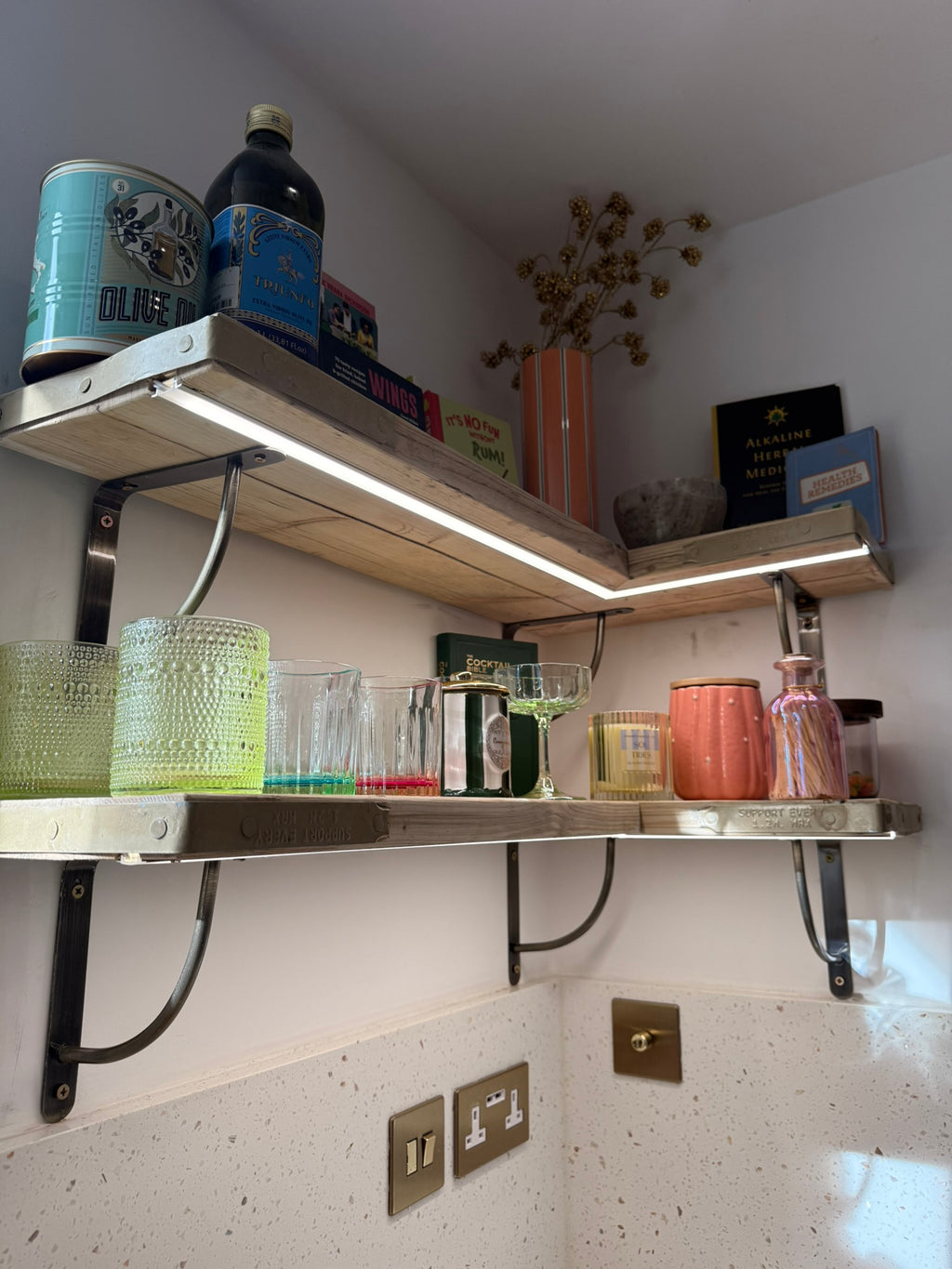 Bespoke Scaffold Board Shelving
