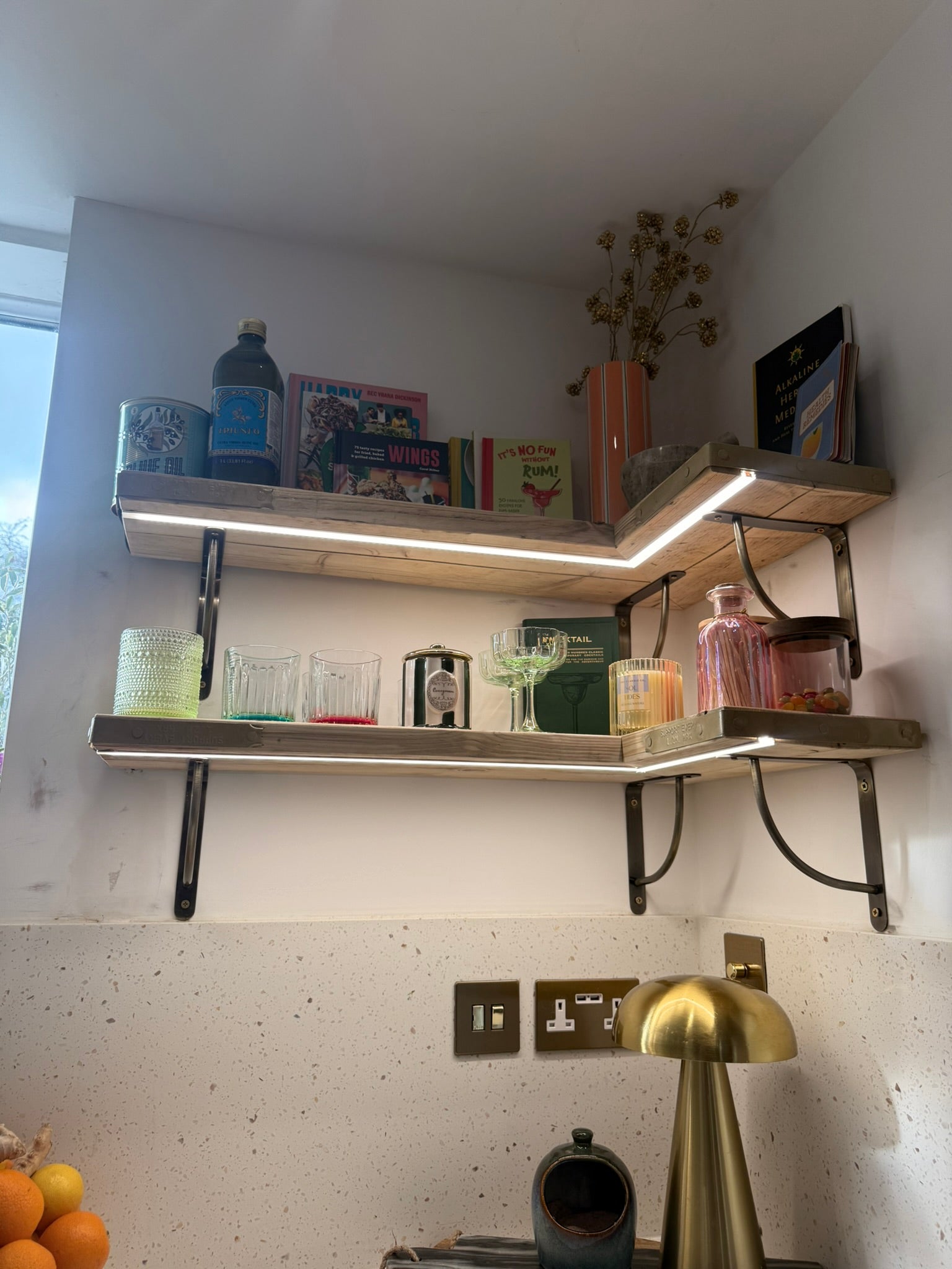 Bespoke Scaffold Board Shelving