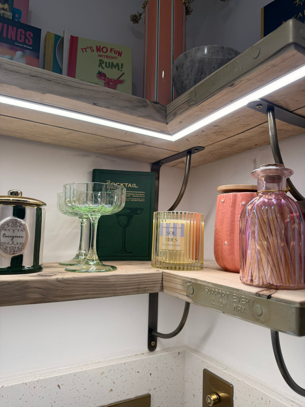 Bespoke Scaffold Board Shelving